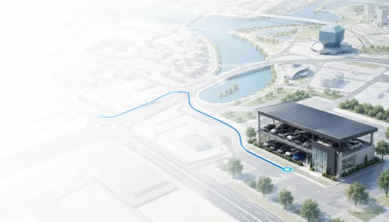 Расположение автохауса АвтоКар в центре Минска